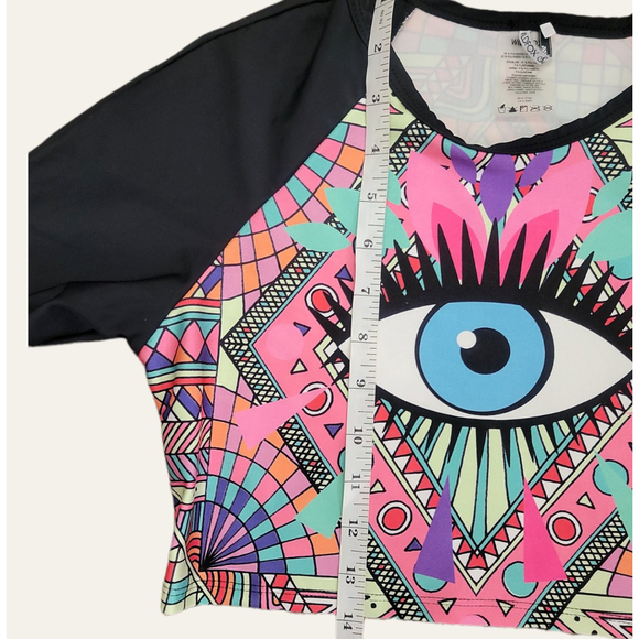 Preloved Wildfox Multicolor Eye Print Bikini - Picture 11 of 12